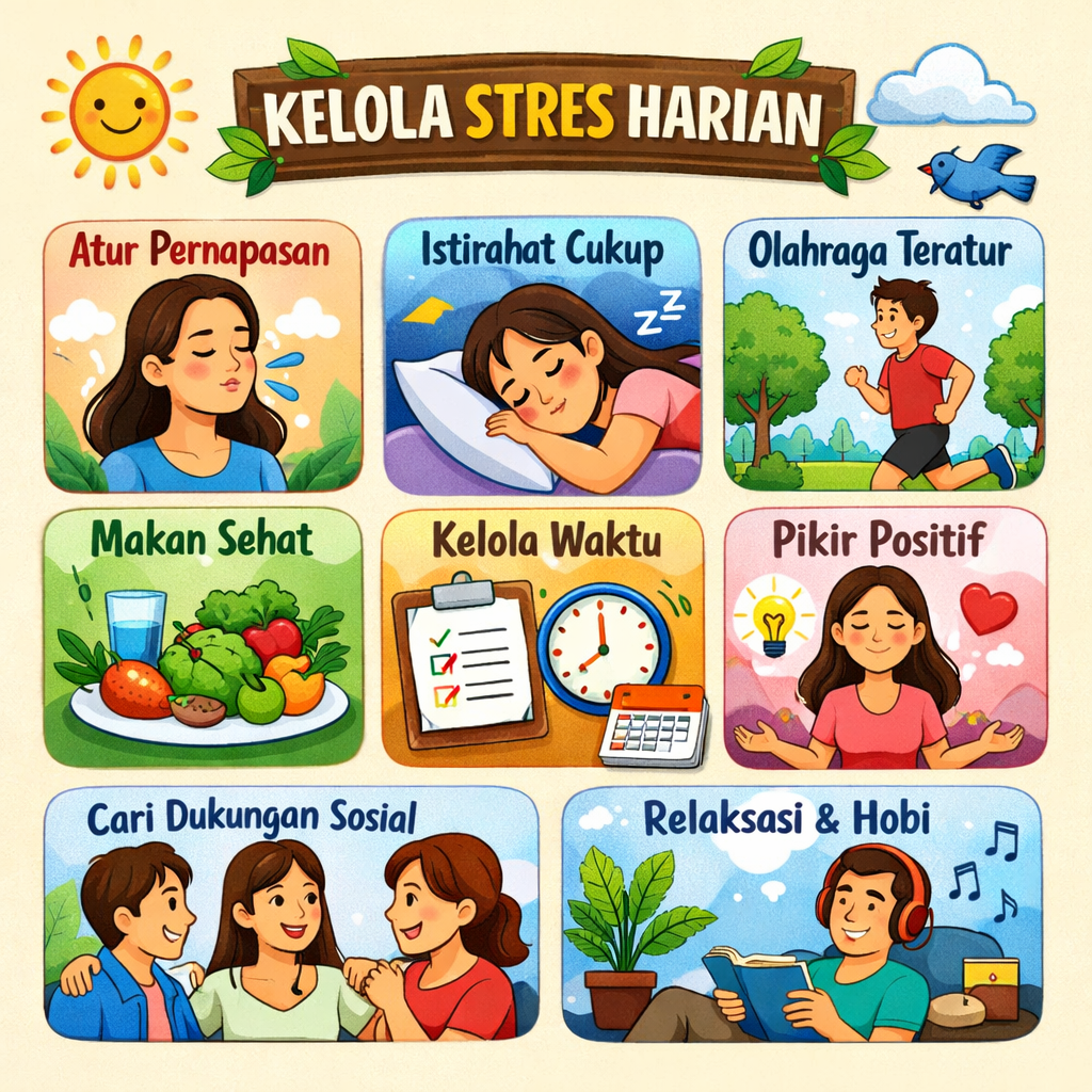 Cara Kelola Stres Harian agar Emosi Tetap Stabil
